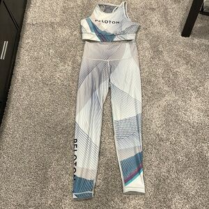 Peloton WITH sports bra and leggings matching set
